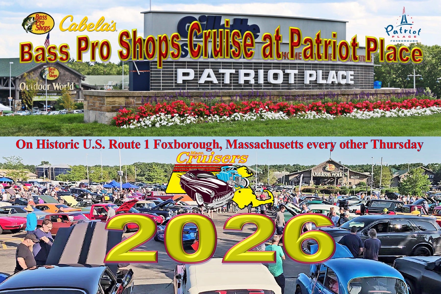 2026 Cruise Car Show Post Card Frontside