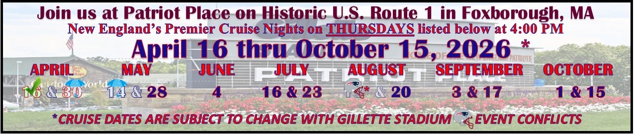 2026 CRUISE SCHEDULE BANNER for NEWSLETTER Rev.4
